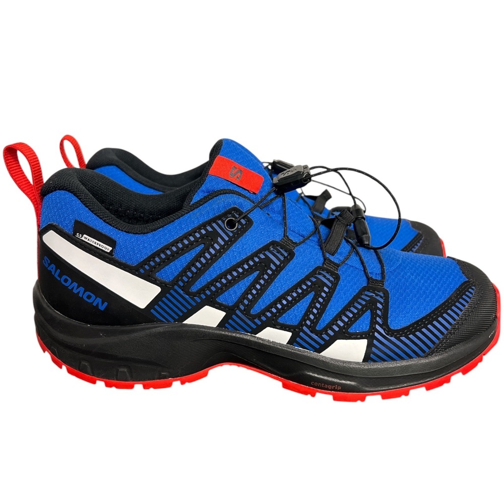 Salomon XA Pro CS Waterproof Trail Running Shoes Blue Red Women 5 471262